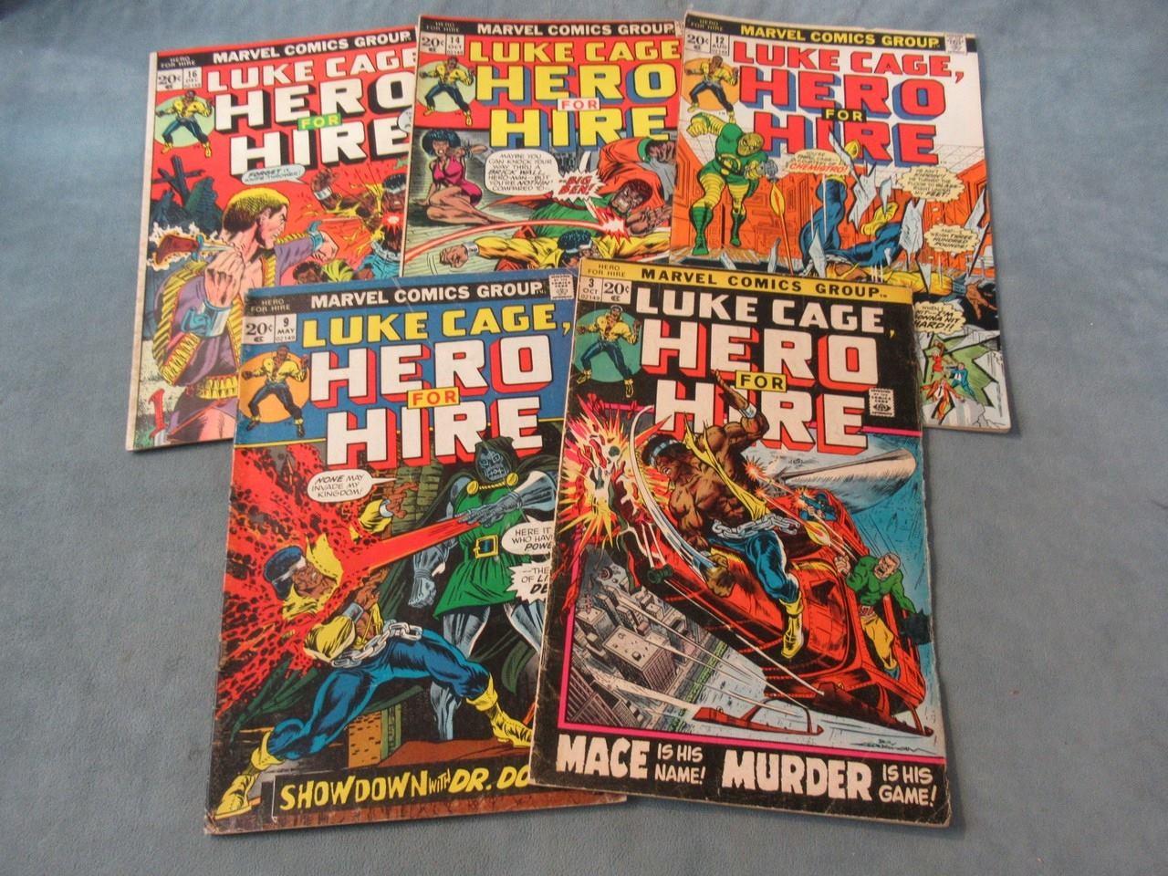 Luke Cage, Hero For Hire Lot of (5)