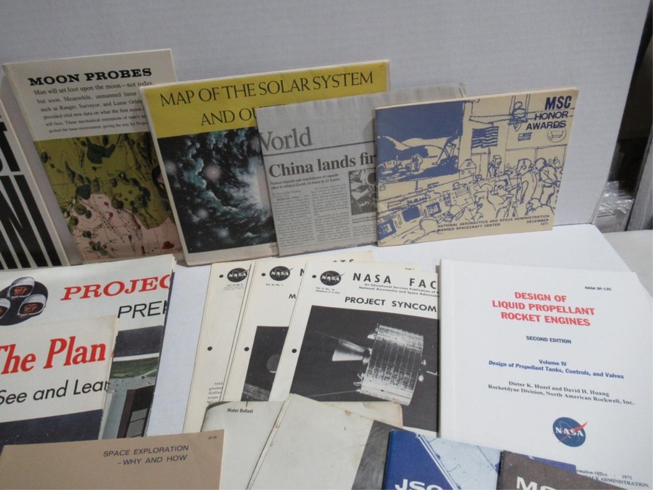 NASA/Space Related Paper Lot