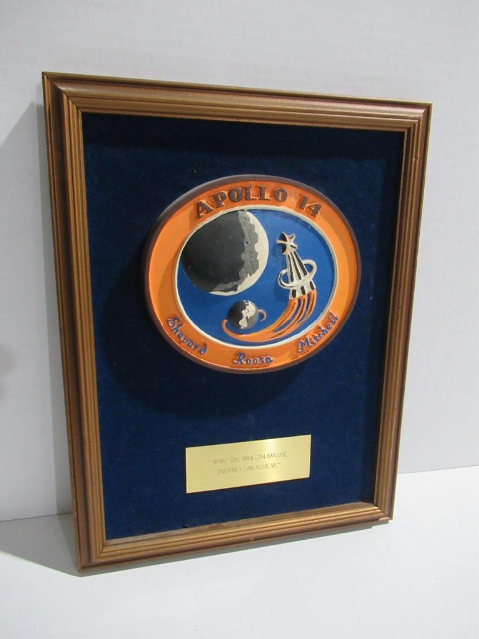 Apollo 14 Commemorative Wall Plaque