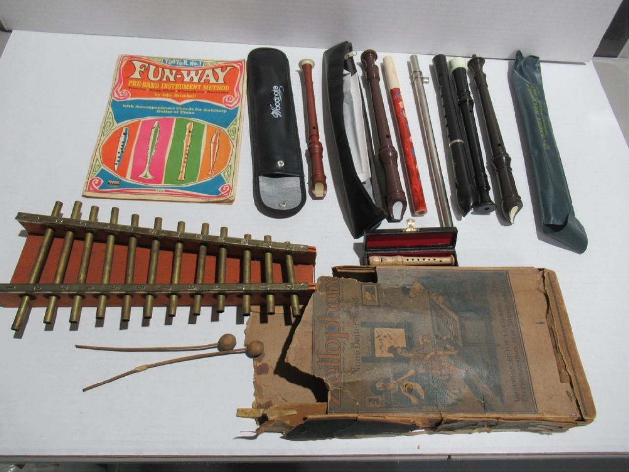 Musical Instrument Box Lot