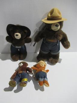 Smokey the Bear Plush Lot