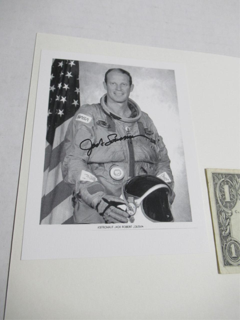 Astronaut Jack Lousma Autograph Lot