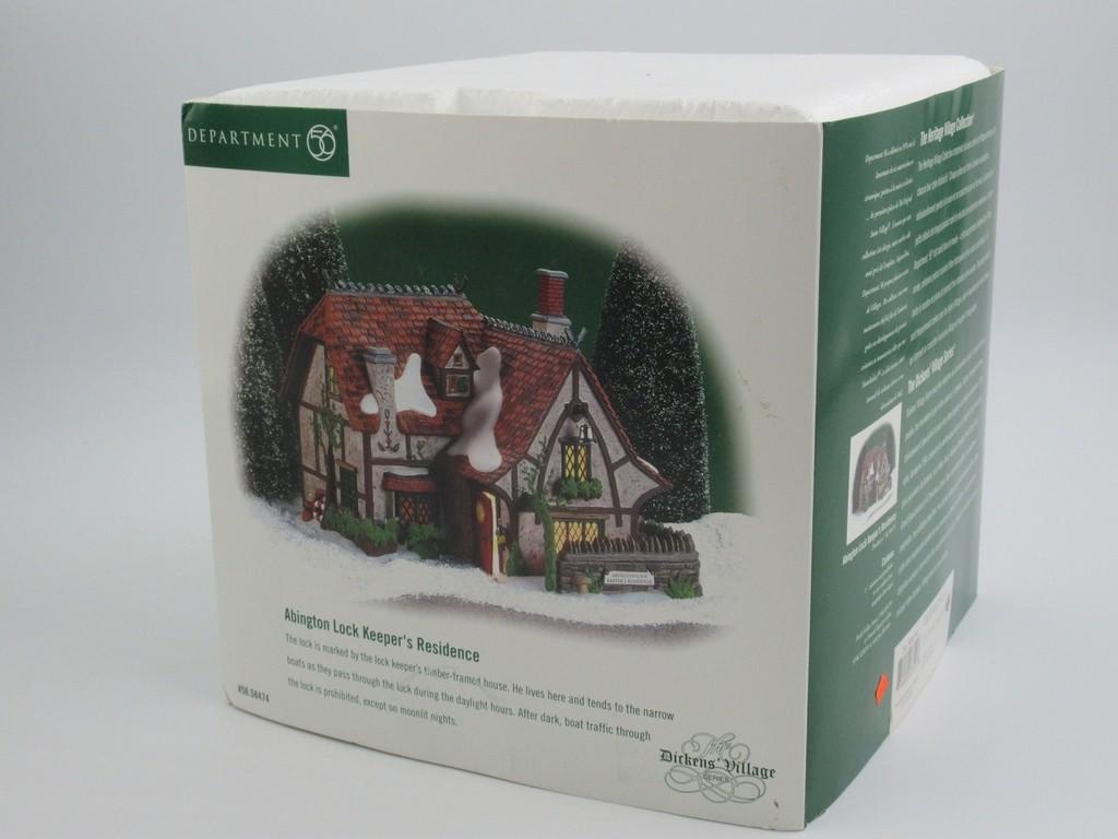 Department 56 Abington Lock Keeper's Residence