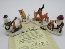 Hawthorne Village Rudolph Set Lot of (2)