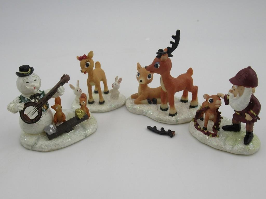 Hawthorne Village Rudolph Set Lot of (2)