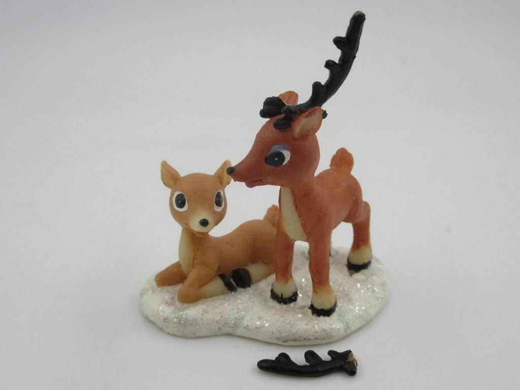Hawthorne Village Rudolph Set Lot of (2)