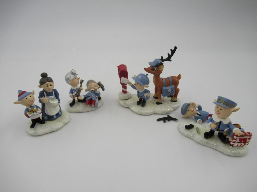 Hawthorne Village Rudolph Set Lot of (2)