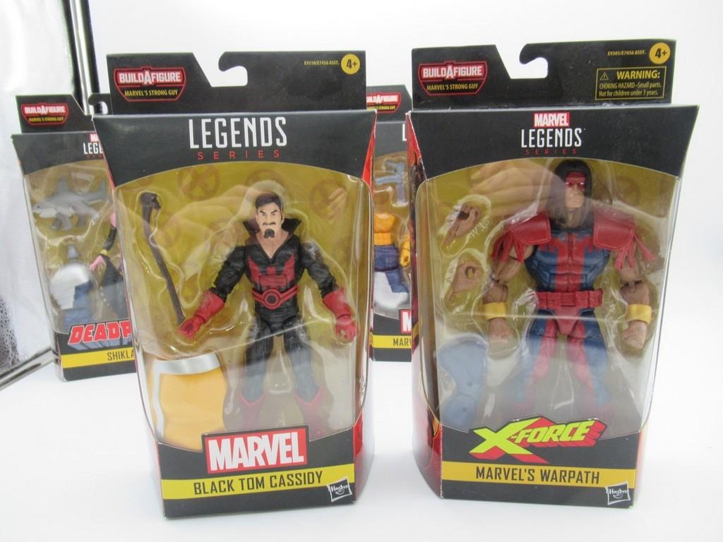 Marvel Legends Wave 3 Figure Set/Strong Guy BAF