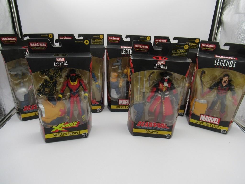 Marvel Legends Wave 3 Figure Set/Strong Guy BAF