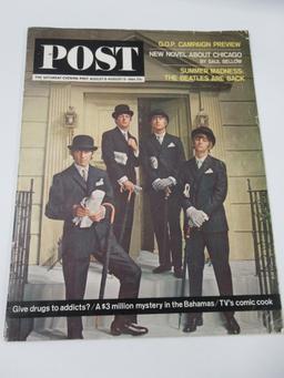 Group of 2 Post Mags With Beatles Covers 1964/68