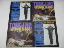 Group of 4 All Tone Loc Vinyl Records