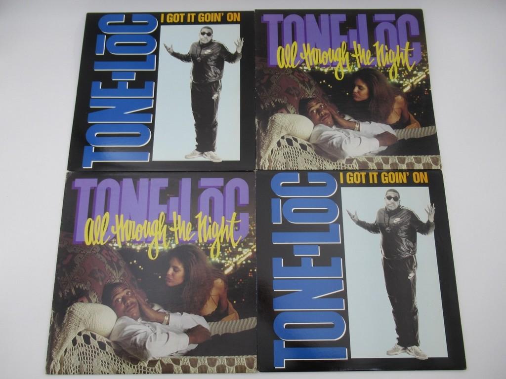 Group of 4 All Tone Loc Vinyl Records
