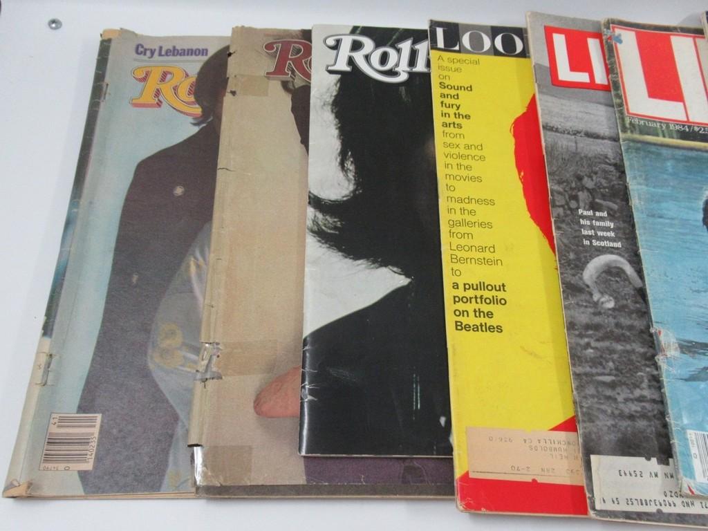 Beatles Paper Group Rolling Stone Life Look