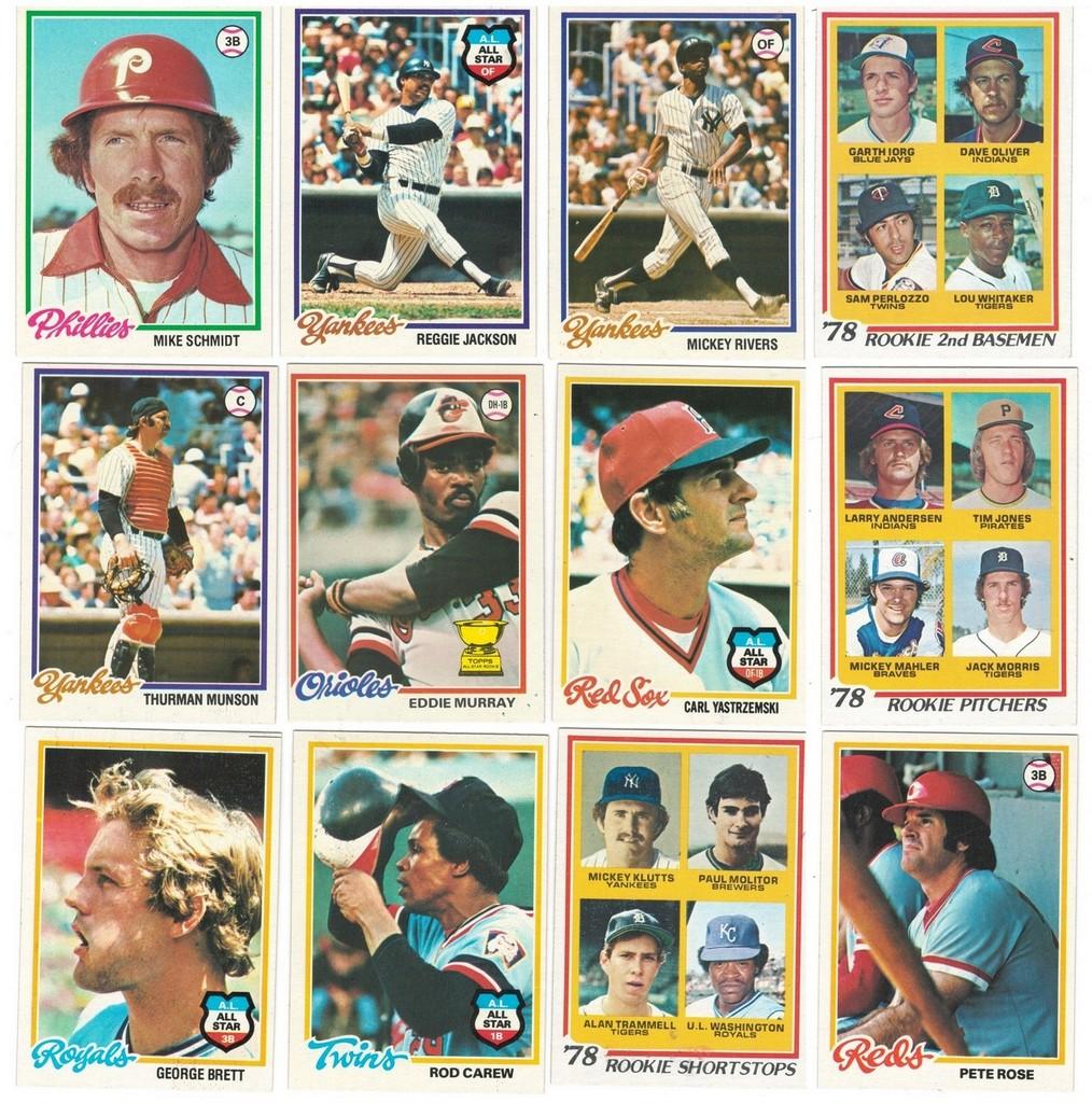 1978 Topps Baseball Complete Set (726 Cards)