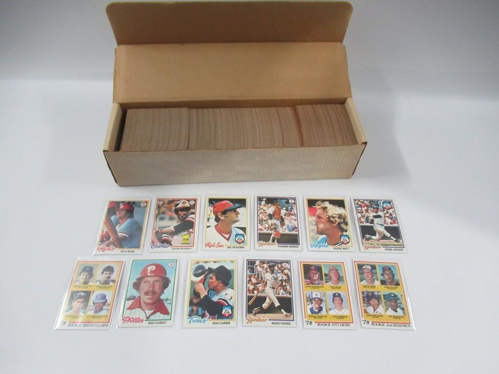 1978 Topps Baseball Complete Set (726 Cards)