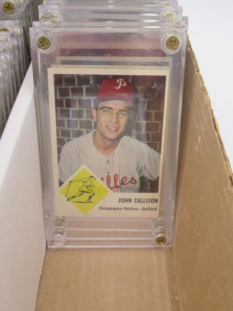 1963 Fleer Baseball Complete Set #1-67/Keys!