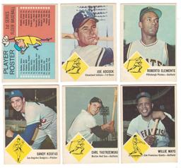 1963 Fleer Baseball Complete Set #1-67/Keys!