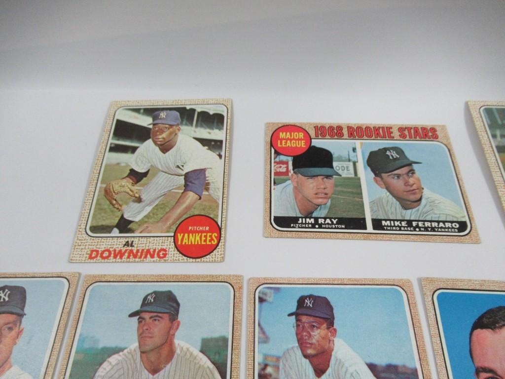 1968 Topps Baseball New York Yankees Team Set