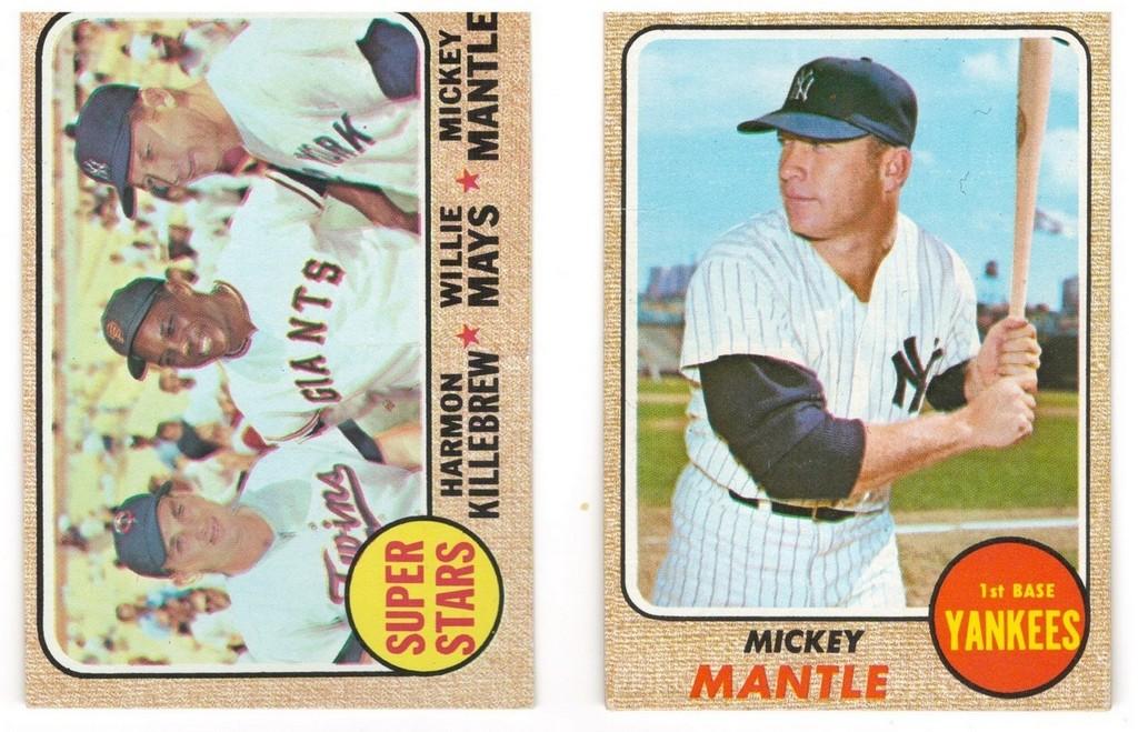 1968 Topps Baseball New York Yankees Team Set