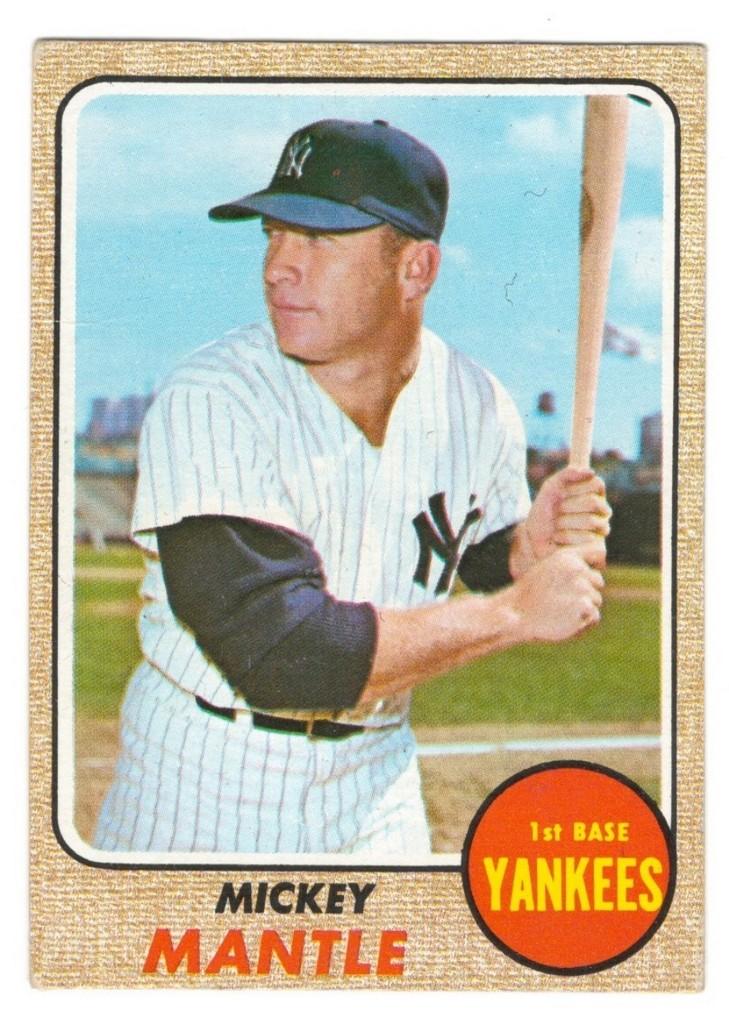 1968 Topps Baseball New York Yankees Team Set
