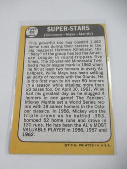 1968 Topps Baseball New York Yankees Team Set