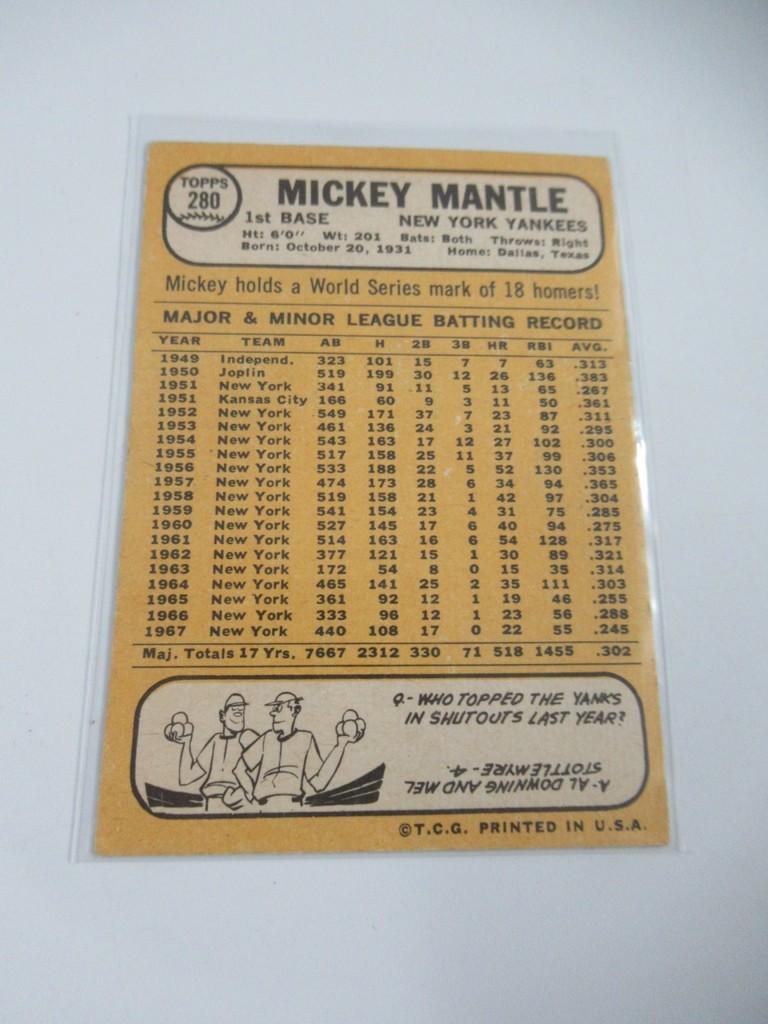 1968 Topps Baseball New York Yankees Team Set