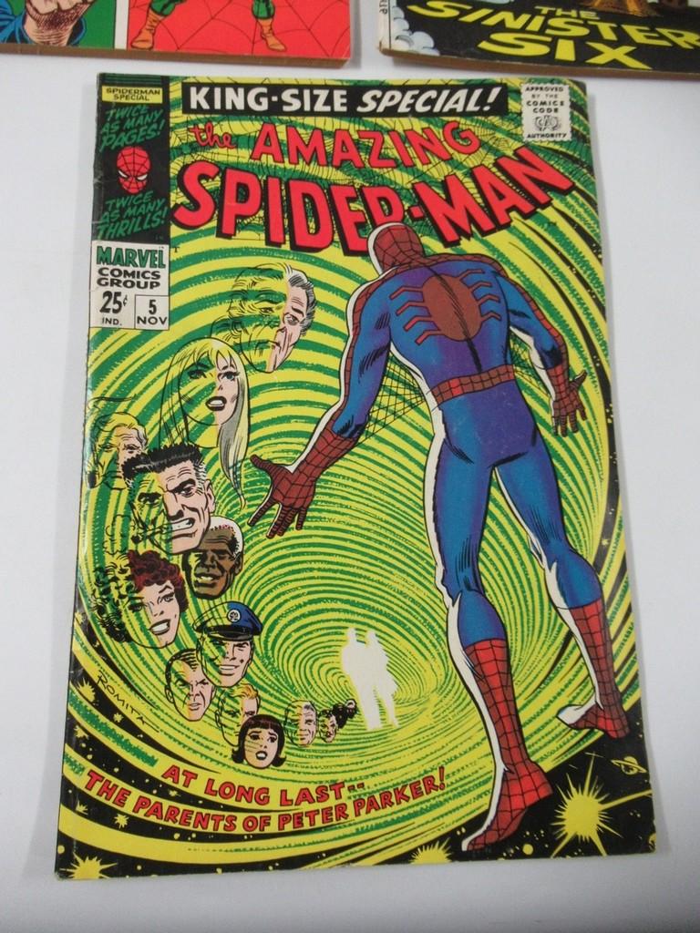 Amazing Spider-Man Annual #5/6/7 1968-1970