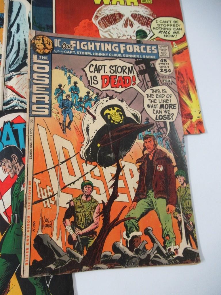 DC Silver to Bronze Age War Comics Lot