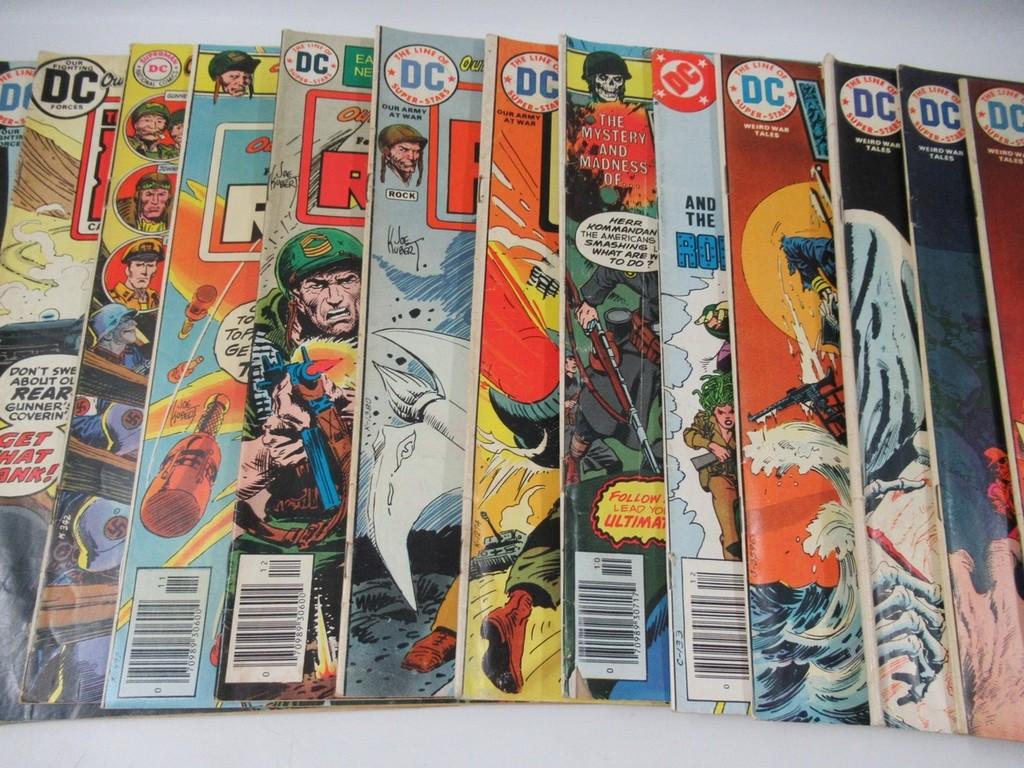 DC Silver to Bronze Age War Comics Lot