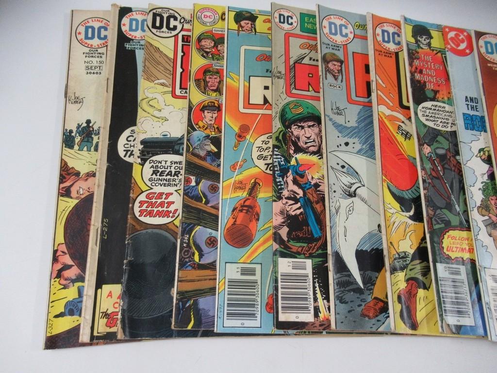 DC Silver to Bronze Age War Comics Lot