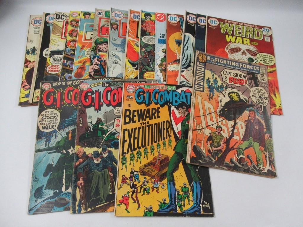 DC Silver to Bronze Age War Comics Lot