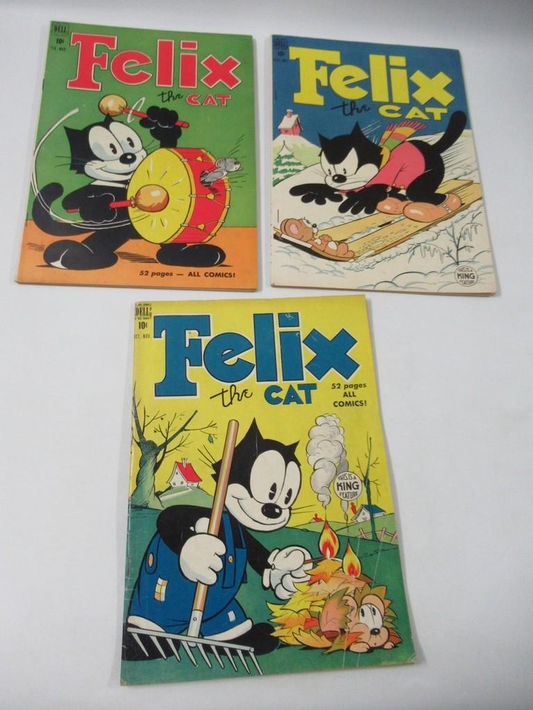 Felix the Cat Dell Golden Age Comic Lot