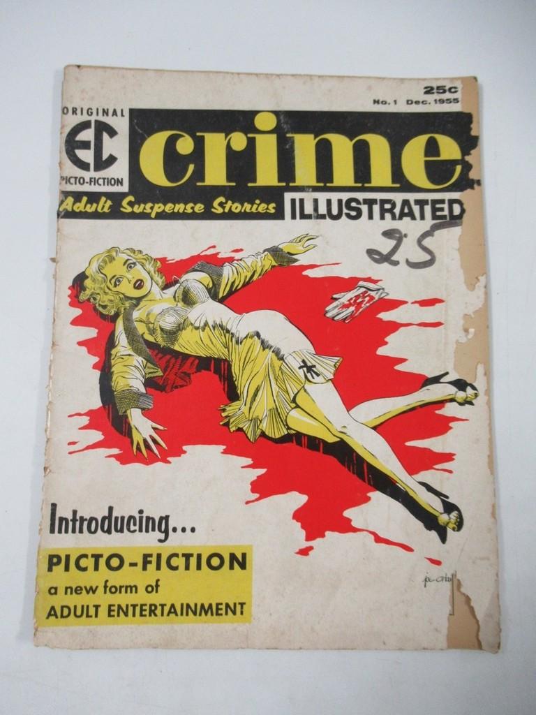 EC Comics 1950s Picto-Fiction Lot Horror/Crime
