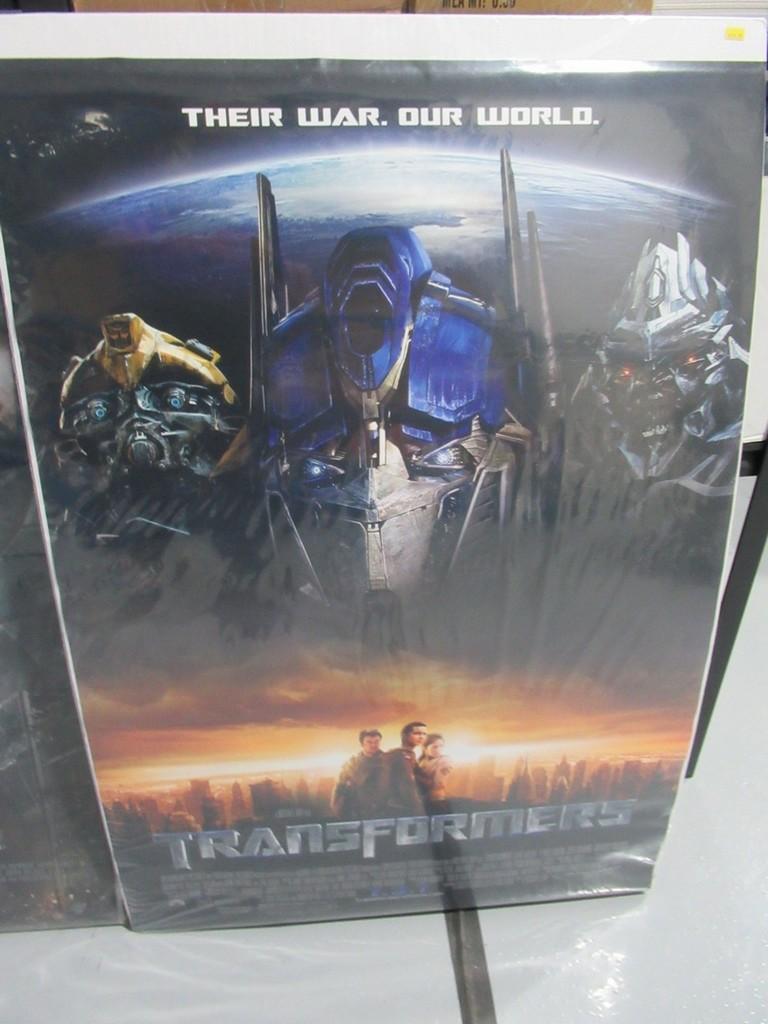 Transformers + Pacific Rim One-Sheet Poster Lot of (2)
