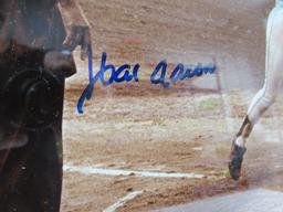Hank Aaron 700th Homerun Autographed Plaque