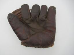 Vintage Hulch Cincinnati Left Hand Molded Leather Baseball Glove