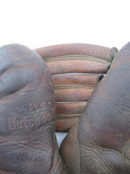 Vintage Hulch Cincinnati Left Hand Molded Leather Baseball Glove