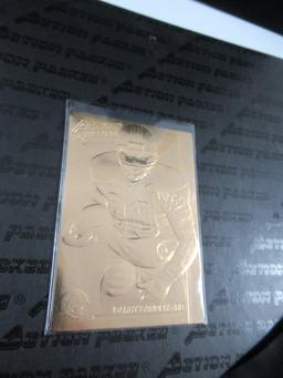 1992 Barry Sanders 24kt Gold Prototype Card #354/1000