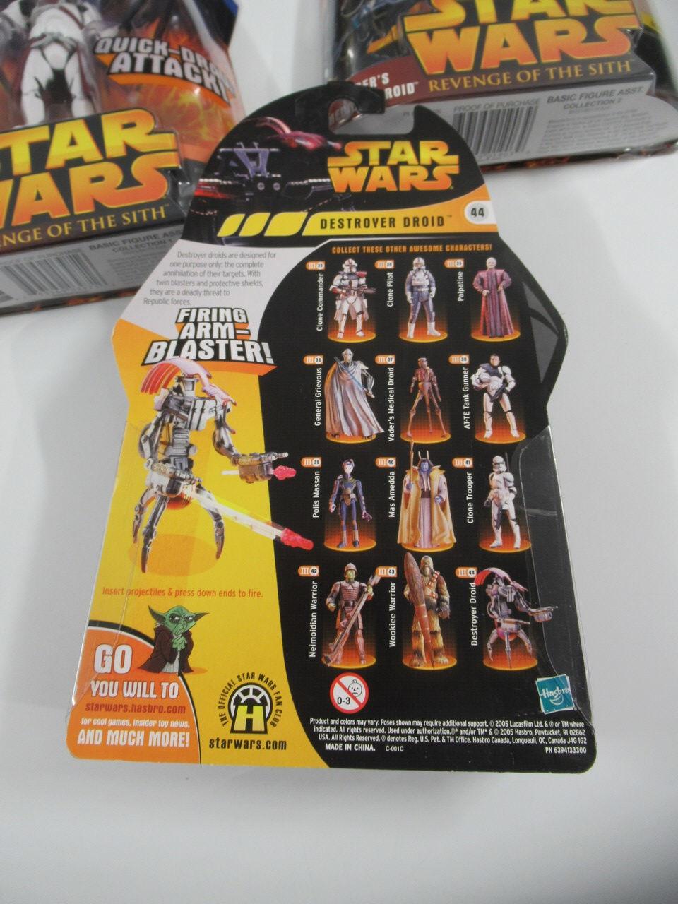 Star Wars Revenge of the Sith Figure Lot
