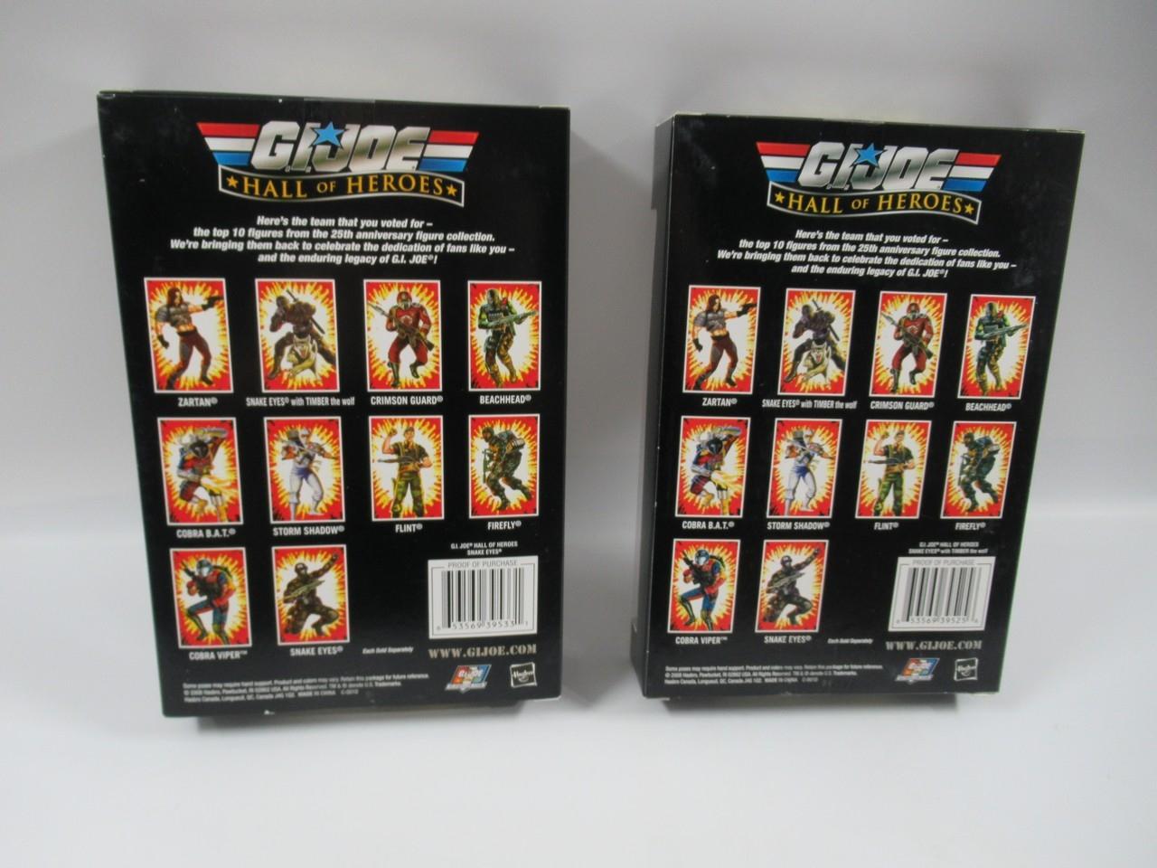 G.I. Joe Hall of Heroes Snake Eyes 25th Anniversary Figures