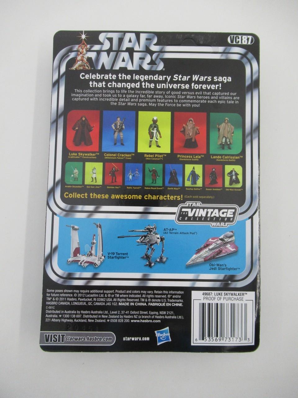 Star Wars Luke Skywalker (Lightsaber Construction) Vintage Collection ROTJ Figure