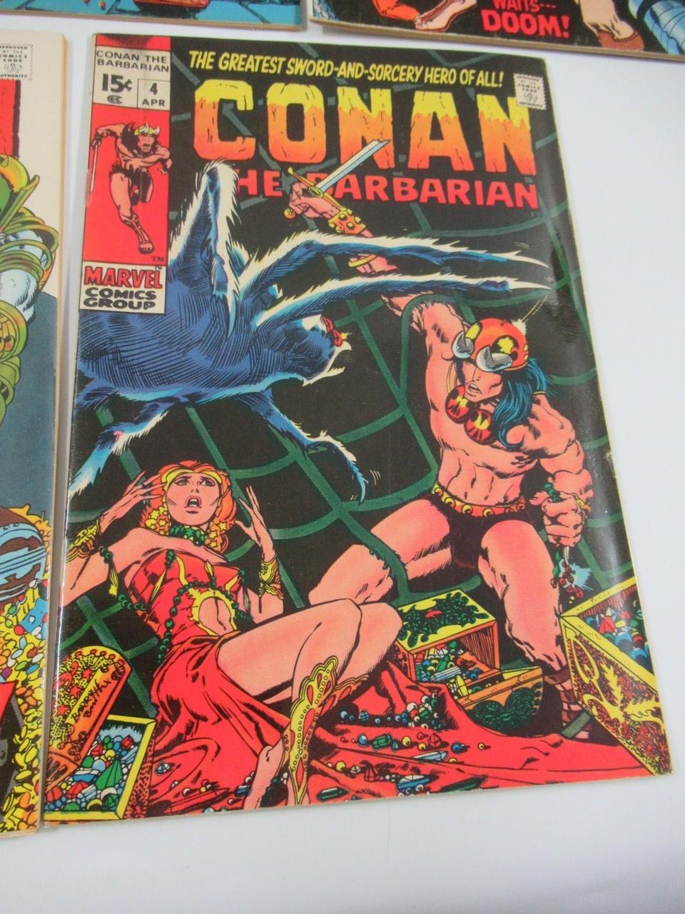Conan #2 + #4-8 w/Keys (1970/Marvel)