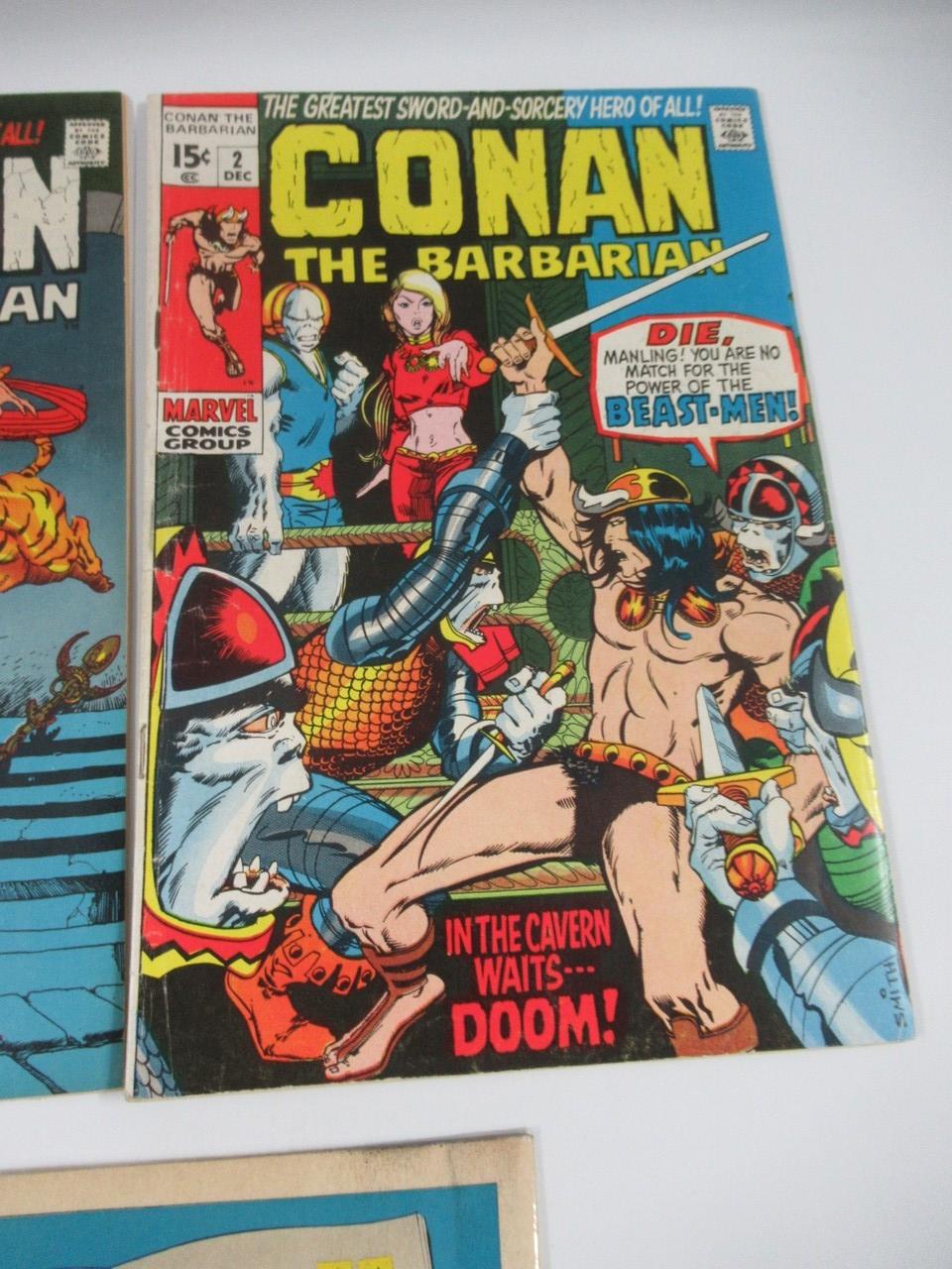 Conan #2 + #4-8 w/Keys (1970/Marvel)