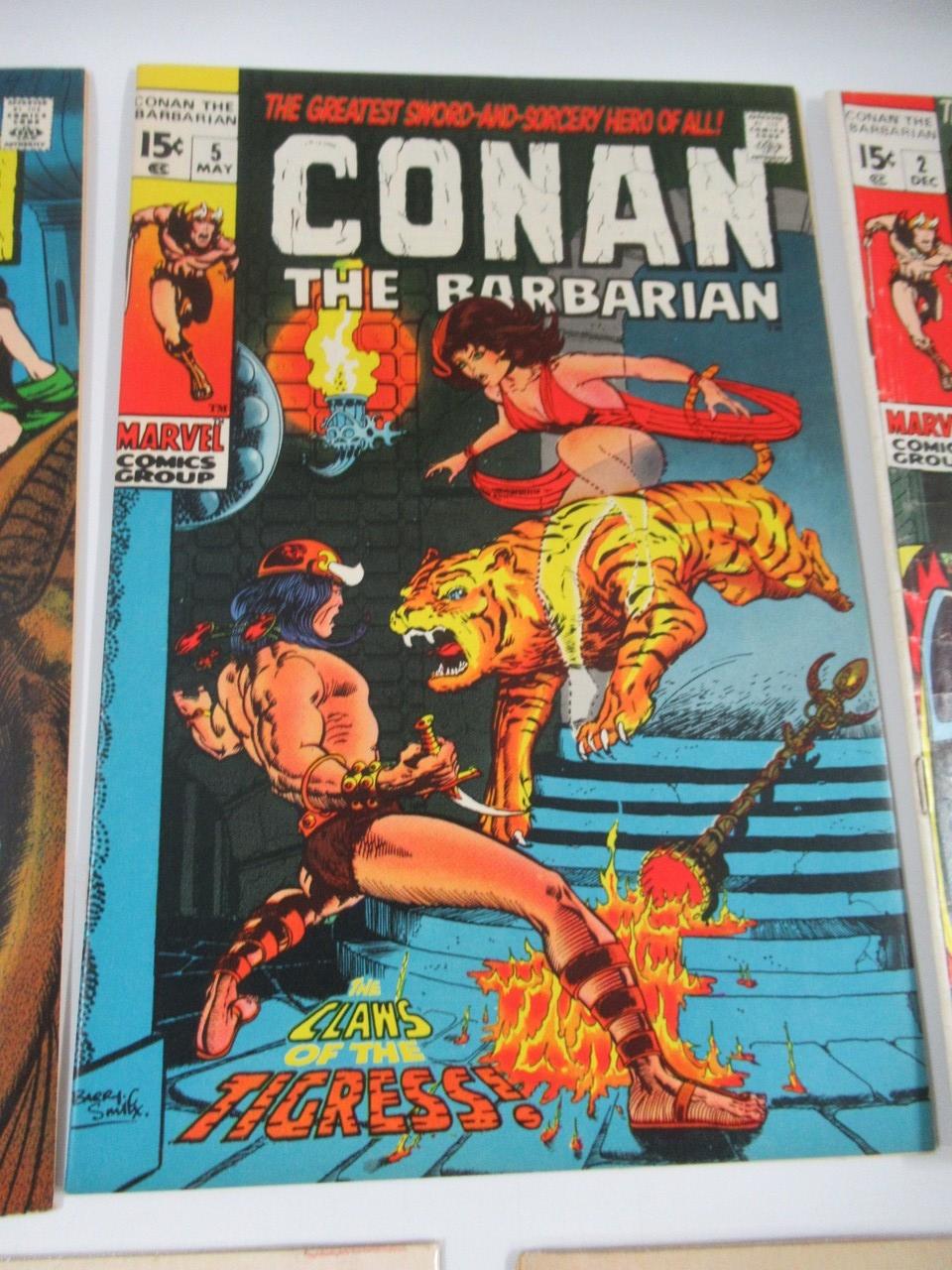 Conan #2 + #4-8 w/Keys (1970/Marvel)