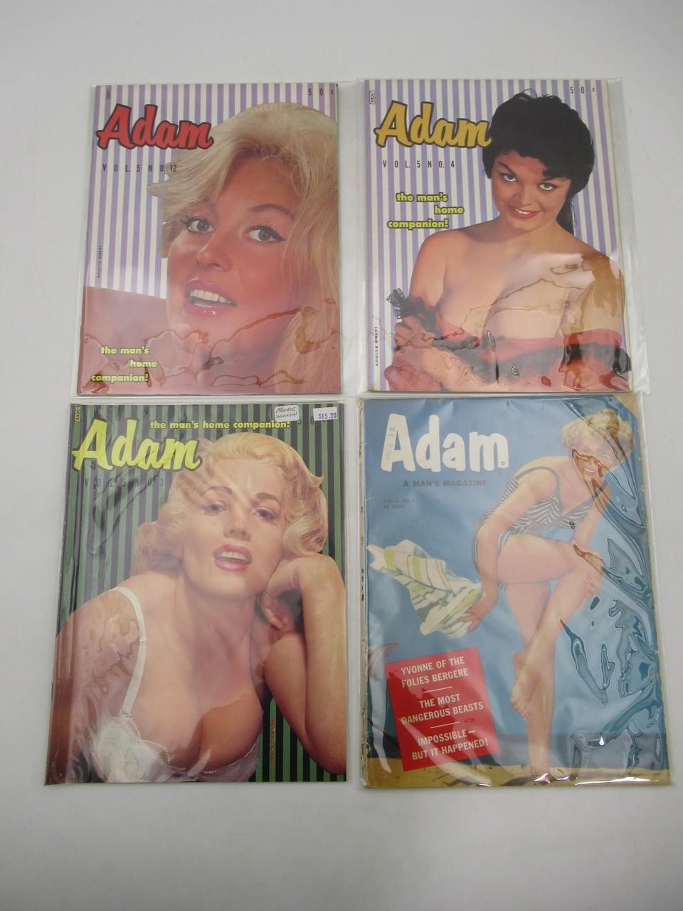 Adam Vintage Men's Magazine Lot of (8)