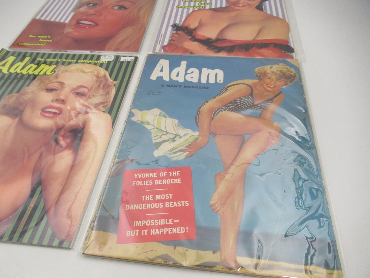Adam Vintage Men's Magazine Lot of (8)