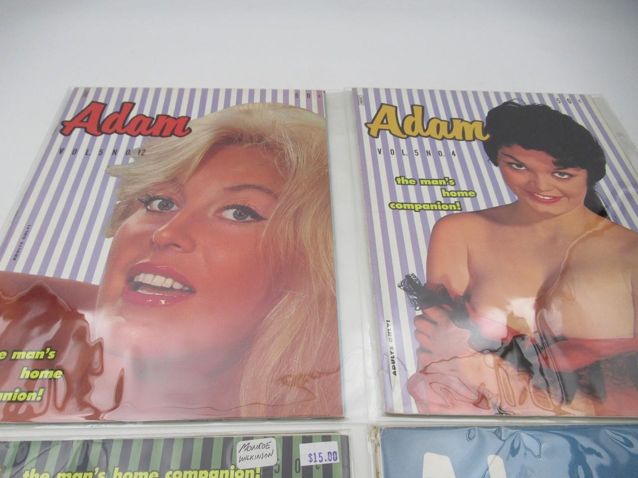 Adam Vintage Men's Magazine Lot of (8)