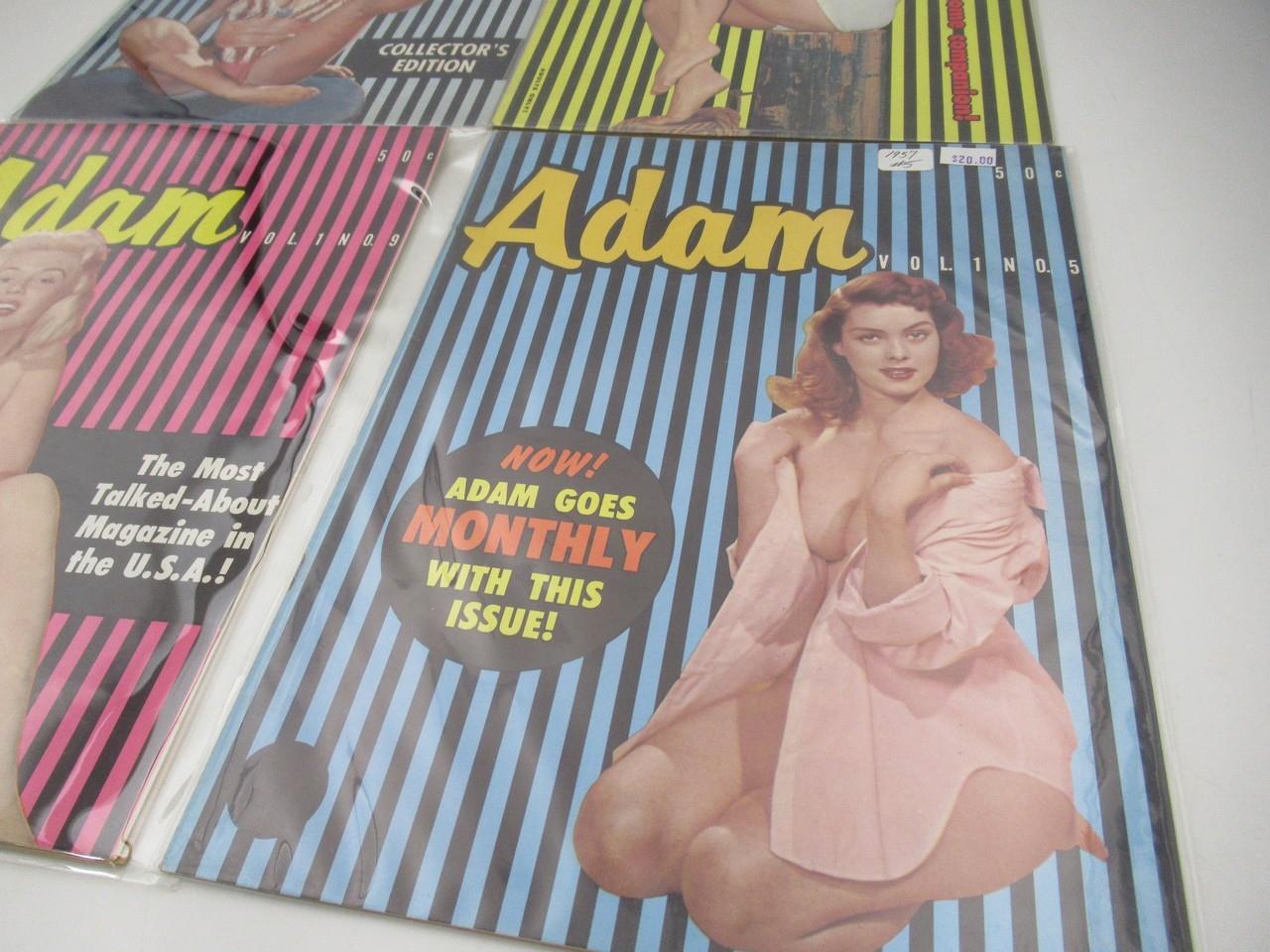 Adam Vintage Men's Magazine Lot of (8)