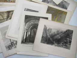Environmental Themed Variety Illustration/Lithograph Print Lot