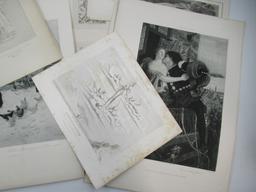 Variety Illustration/Lithograph Print Lot